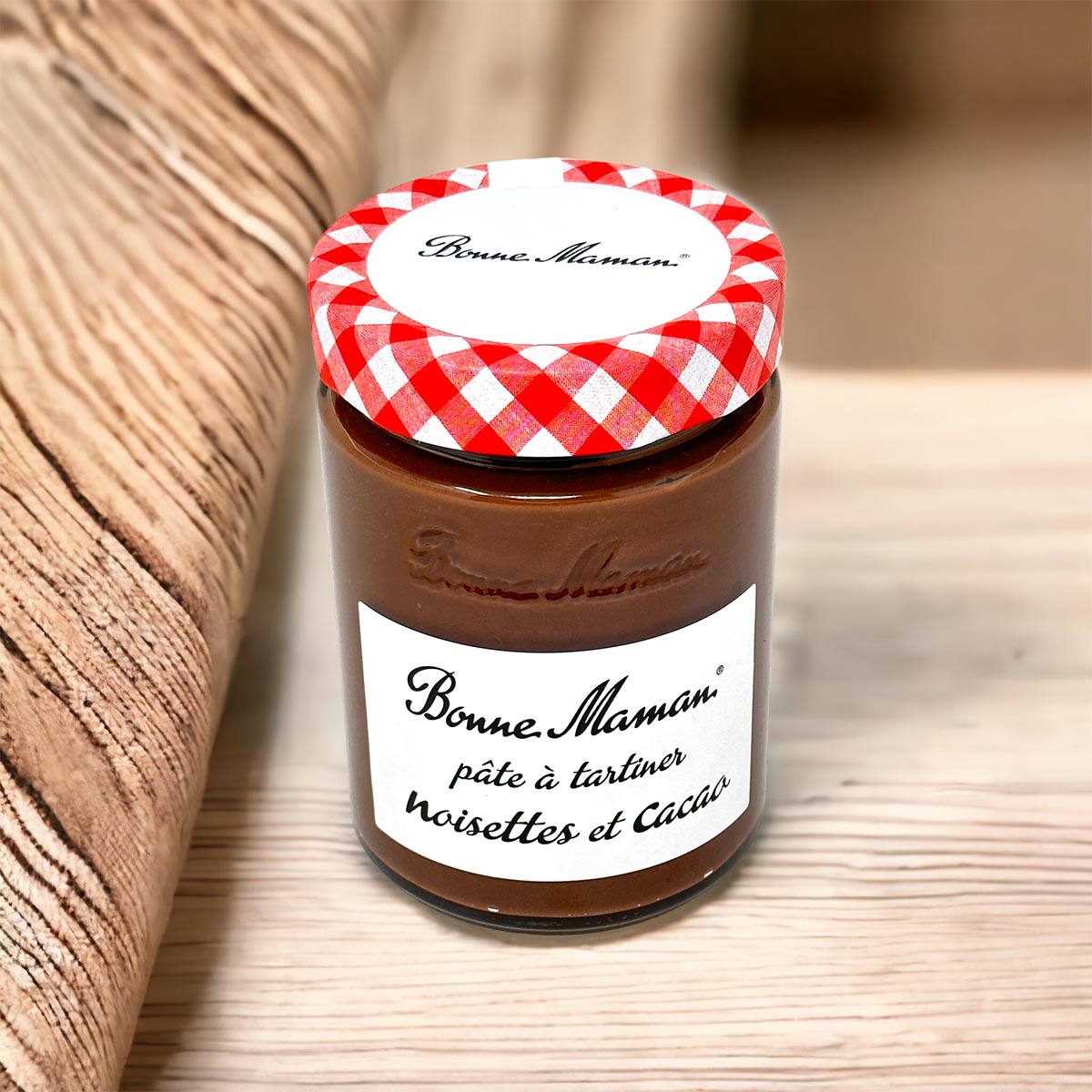 Bonne Maman Schokoladenaufstrich, Haselnüsse & Kakao, 360g Glas 