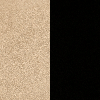 Beige - Schwarz (Samt)