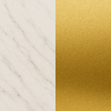 Marmor Weiß - Gold