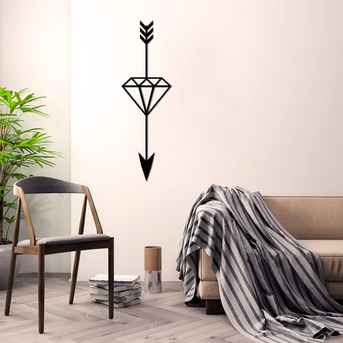 Design 3D Wandbild 60 x 25 cm Pfeil Diamant Wanddeko Archtwain Studio Design Industrie Look MD-107 alt-