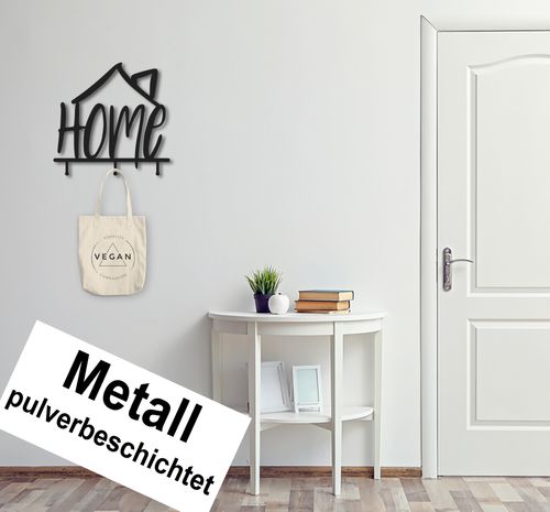 Design 3D Garderobe Kleiderhaken 45 x 45 cm Home Deko Metallbild Wanddeko Archtwain Studio Design Industrie Look MD-130 alt-