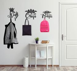 1511-3er-Set-Design-3D-Garderobe-Kleiderhaken-King-Queen-Princess-Deko-Metallbild-Wanddeko-Archtwain-Studio-Design-Industrie-Look.jpg 1511-3er-Set-Design-3D-Garderobe-Kleiderhaken-King-Queen-Princess-Deko-Metallbild-Wanddeko-Archtwain-Studio-Design-Industrie-Look.jpg