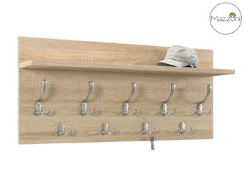 5702-Design-Finlo-Sonoma-eiche----Edelstahloptik-Garderobe-Kleiderhaken-Hutablage-Garderobenpaneel-90-x-40-cm-Deko-Wanddeko-_1.jpg