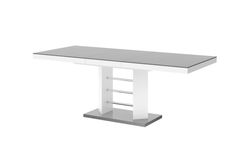 Design Esstisch Tisch HEL-111 Hochglanz ausziehbar 160 bis 256 cm