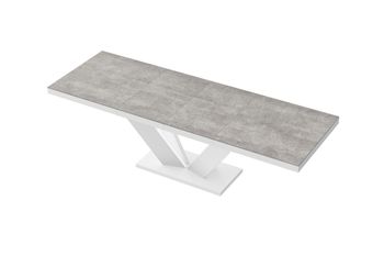 Beton - Weiß Hochglanz