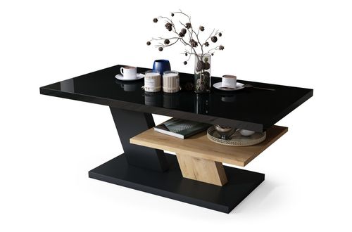 Design Couchtisch Tisch Cliff Wohnzimmertisch 110x60x45cm mit Ablagefläche