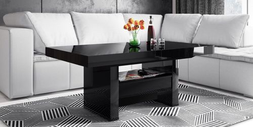 Design Couchtisch Tisch HLU-111 Schublade höhenverstellbar ausziehbar Esstisch