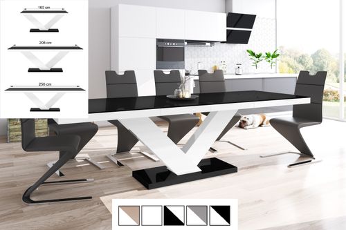 Design Esstisch Tisch HE-999 ausziehbar 160 bis 256 cm