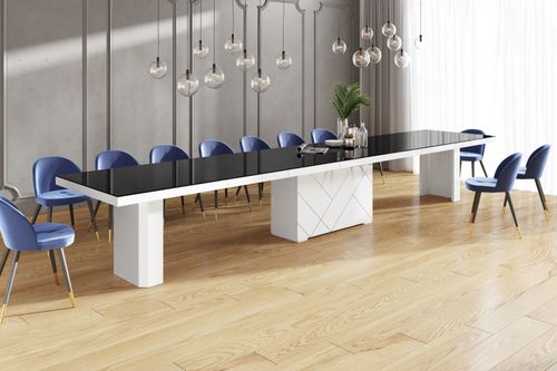 Design Esstisch Tisch HEK-111 XXL ausziehbar 180 bis 468 cm