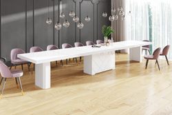 Design Esstisch Tisch HEK-111 XXL ausziehbar 180 bis 468 cm