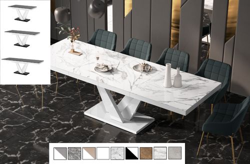 Design Esstisch Tisch HEV-111 ausziehbar 160 bis 256 cm