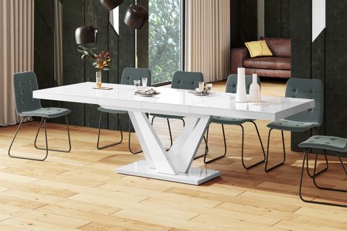 Design Esstisch Tisch HEV-111 ausziehbar 160 bis 256 cm alt-