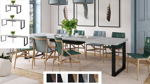 Design Esstisch Avella Tisch XXL ausziehbar 160 bis 310 cm