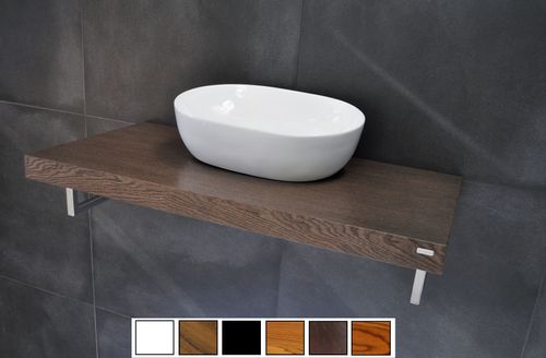 Edler Waschtisch Waschtischplatte Waschkonsole inklusive Halterung 100 cm Carl Svensson alt-