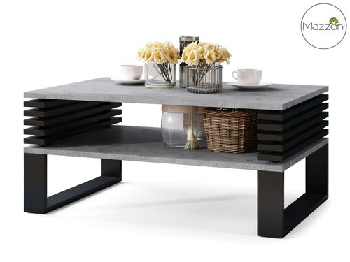 Design Couchtisch Gokee Tisch Wohnzimmertisch 90x42x60cm mit Ablagefläche