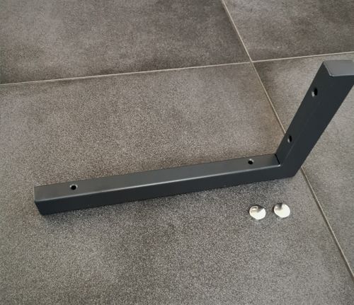 Wandhalterung 30cm Chrom / Edelstahl V2A Waschtischplatte Regalträger Konsolenträger Konsolenhalterung Wandkonsole rostfrei