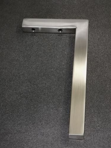 Wandhalterung 30cm Chrom / Edelstahl V2A Waschtischplatte Regalträger Konsolenträger Konsolenhalterung Wandkonsole rostfrei