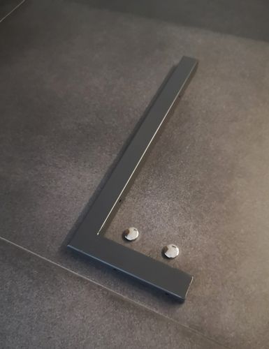 Wandhalterung 40cm Chrom / Edelstahl V2A Waschtischplatte Regalträger Konsolenträger Konsolenhalterung Wandkonsole rostfrei