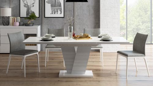 Design Esstisch Tisch MA-444 ausziehbar 120 bis 200 cm