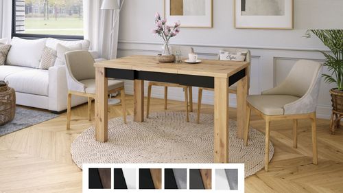 Design Esstisch Tisch Fonte ausziehbar 85 bis 130 cm