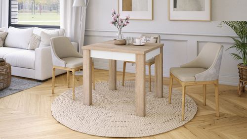 Design Esstisch Tisch Fonte ausziehbar 85 bis 130 cm