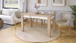 Design Esstisch Tisch Fonte ausziehbar 85 bis 130 cm