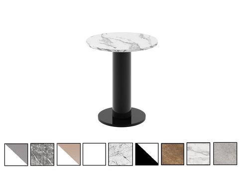 Design Beistelltisch rund HSO-222 Ecktisch 60cm Hochglanz Tisch