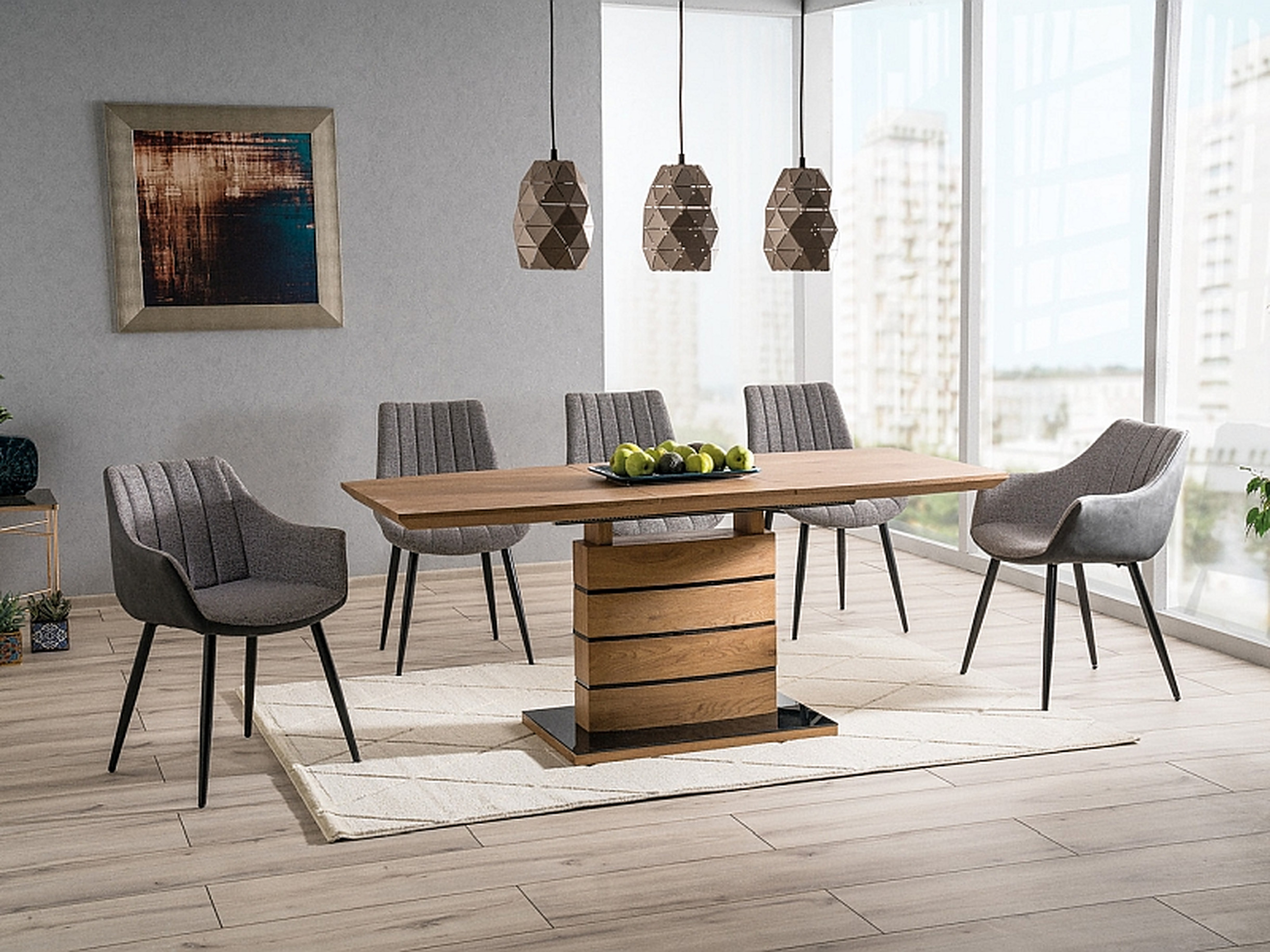 Design Esstisch GS-666 ausziehbar 140 - 180 cm Esszimmer | Design Impex