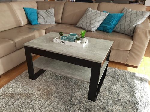 Design Couchtisch DA-222 Tisch Wohnzimmertisch 90x50x60cm alt-