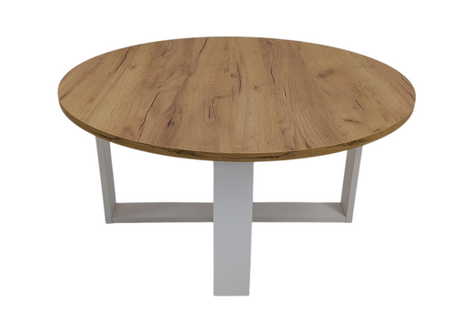 Design Couchtisch DA-333 rund Wohnzimmertisch Tisch 86 x 42 cm