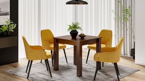 Design Esstisch DA-444 ausziehbar Tisch Esszimmer 80 bis 280 cm