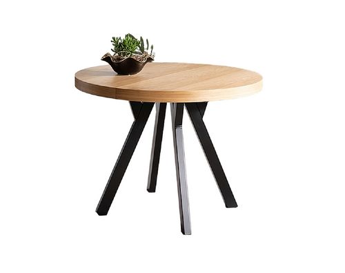 Design Esstisch GS-999 rund Echtholzfurnier ausziehbar Esszimmer