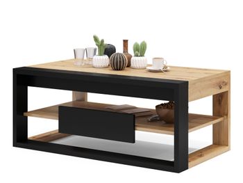 Eiche Artisan - Schwarz matt