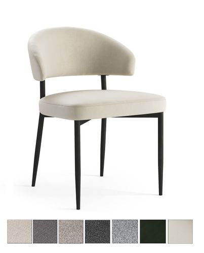 2er Set Design Esszimmerstuhl Iris Stuhl Stühle Samt