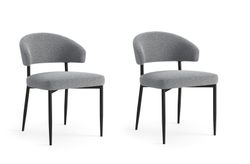 2er Set Design Esszimmerstuhl Iris Stuhl Stühle Samt