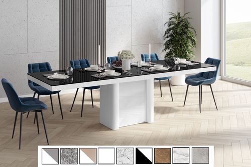 Design Esstisch HFE-111 Hochglanz ausziehbar Tisch Esszimmer 160 - 256 alt-