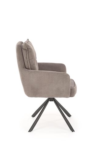 Design Esszimmerstuhl STH-999 Cordstoff Cord 180 Grad drehbar Stuhl