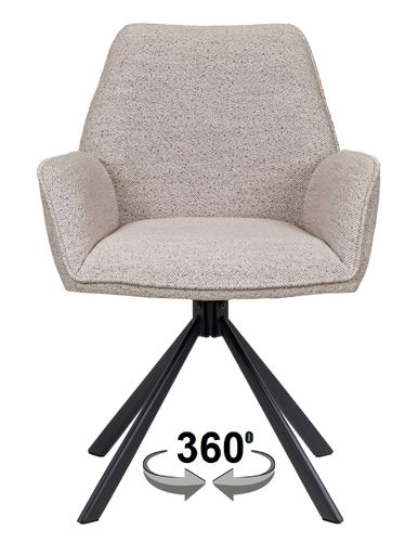 Design Esszimmerstuhl SYU-1 Stuhl 360 Grad drehbar Stühle Stoff alt-