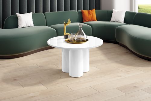 Design Couchtisch HRE-222 rund Hochglanz Wohnzimmer Tisch 80 x 50 cm
