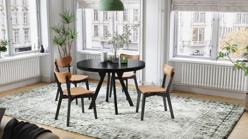 Design Esstisch Vito ausziehbar 110 bis 310 cm rund Esszimmer Tisch Küchentisch alt-