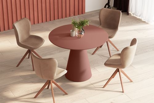 Design Esstisch Tisch Piovano rund 100x75 cm Esszimmer Pastellkollektion 
 alt-