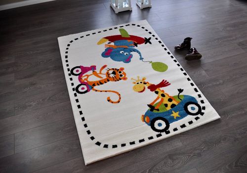 Hochwertiger FLORA Spielteppich Kinderteppich Teppich Tiger TF-9 120 x 170 cm alt-