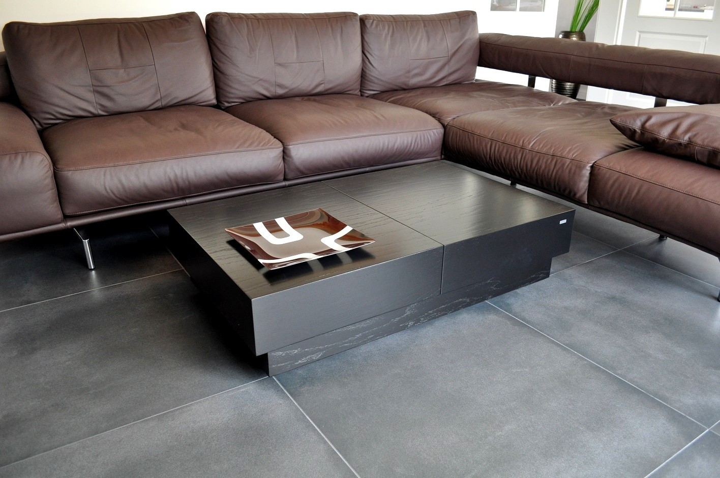 Design Couchtisch Tisch S-70 Schwarz Schublade Stauraum Carl Svensson