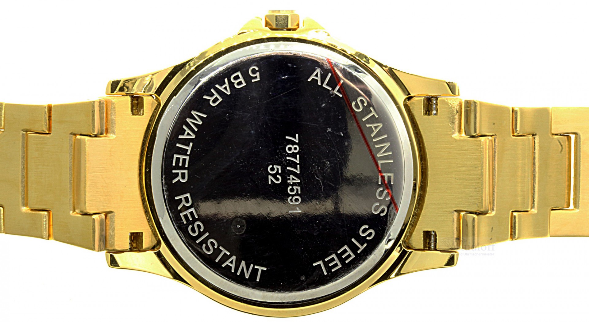 REGENT Damenuhr vergoldet mit Steinchen 7877.45.91 | Uhrenrudloff