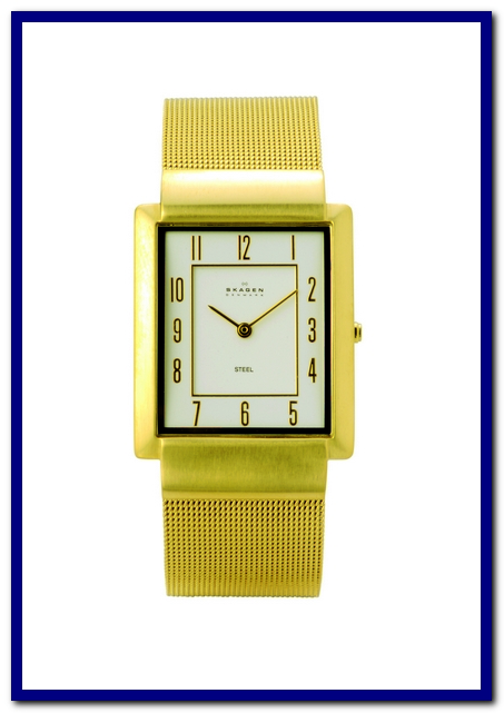 Uhrenarmband Skagen Denmark Ersatzband 224LGG Milanaise Mesh 