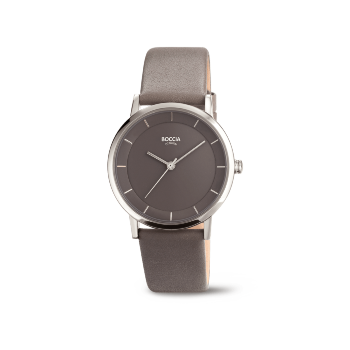 Classic Analog Boccia Herrenuhr Lederarmband Boccia Damenuhr Lederarmband  Boccia Titanium 3309-07 Damenuhr Aus