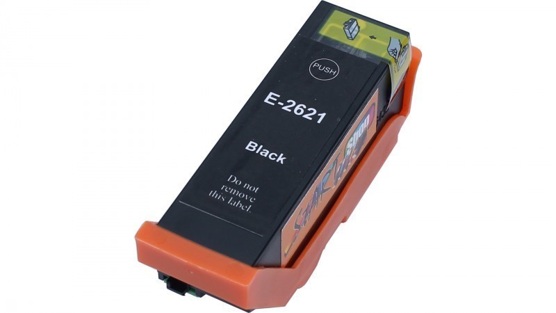 Ersatz Chip Patrone kompatibel zu Epson 26XL, T2621 Schwarz