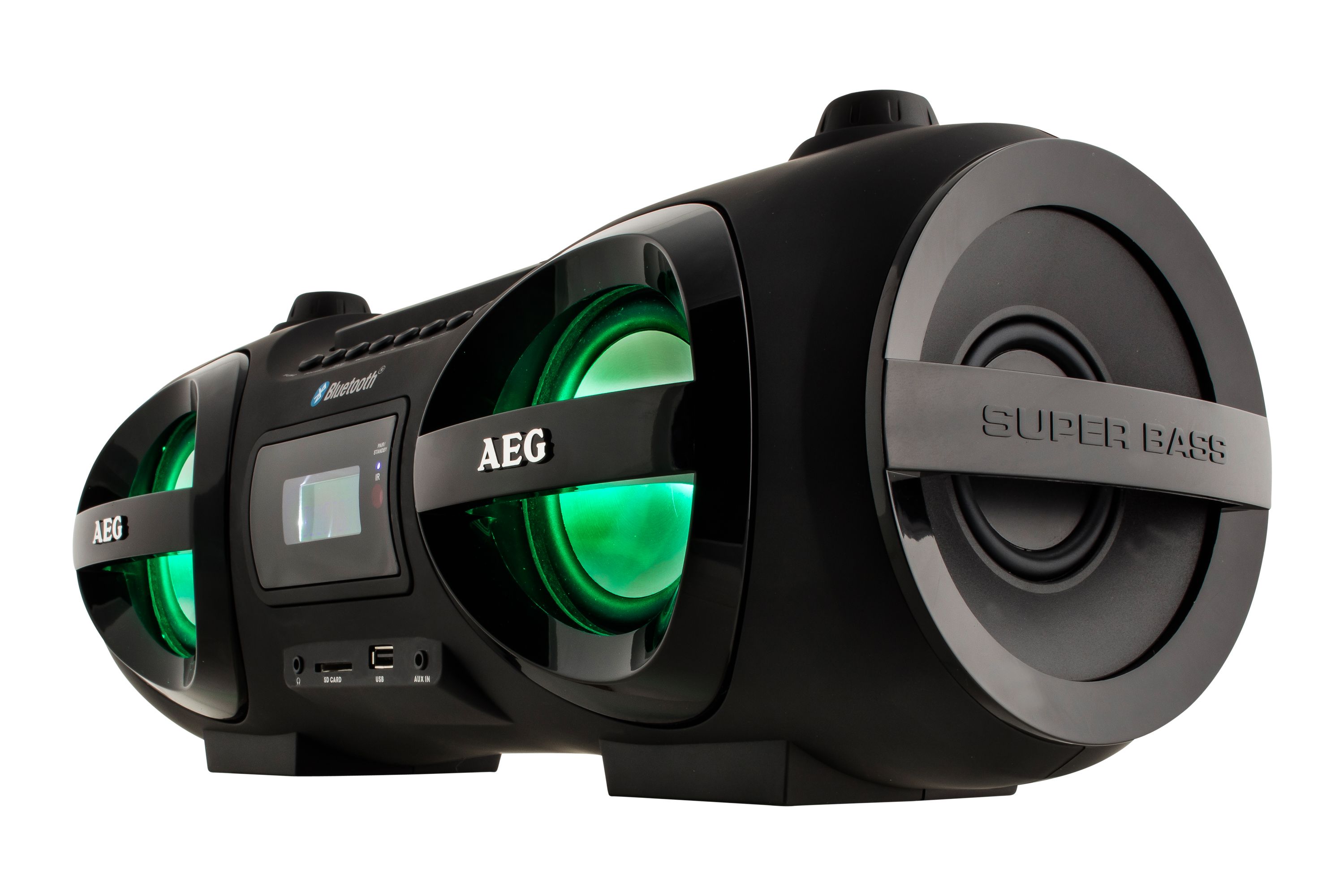 CD Player Boombox Ghettoblaster Bluetooth CD/MP3 USB, AUX AEG SR 4359