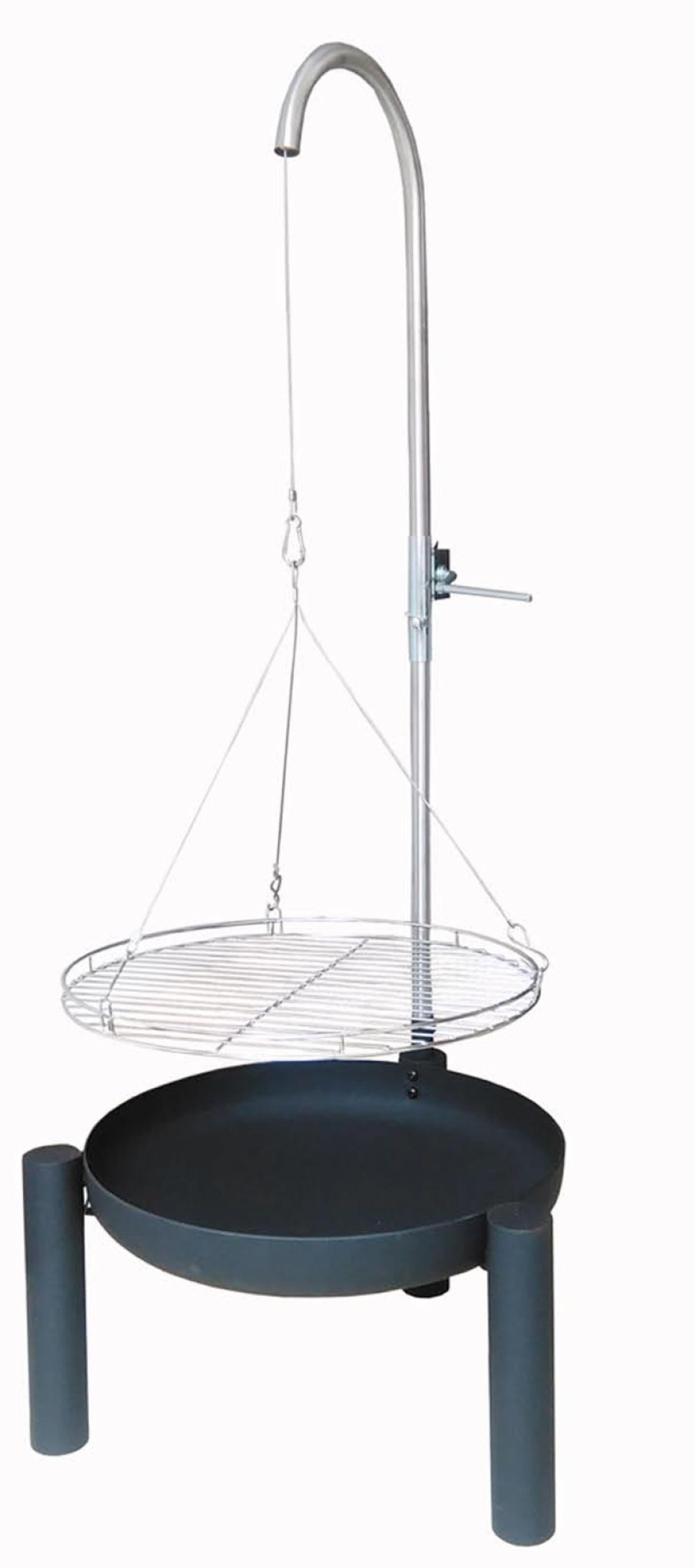 Grill Robuster Dreibein Schwenkgrill Holzkohlegrill Feuerschale