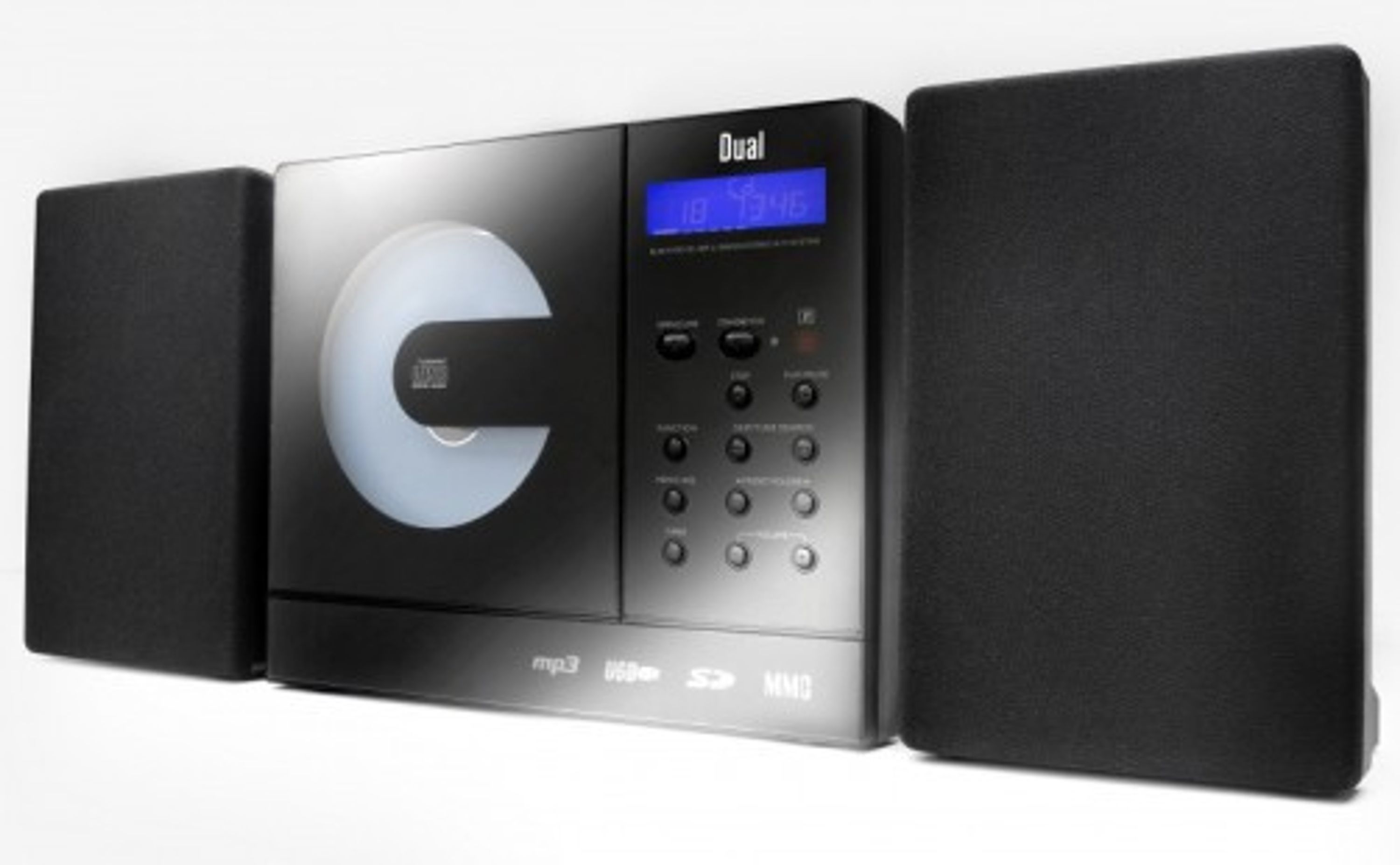 Stereoanlage mit CD-Player, CD/MP3, USB, SD, AUX-IN Dual vertical 150 ...